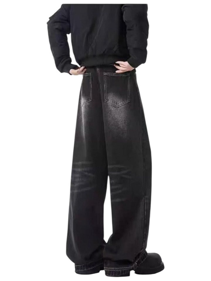 [GRACERUB] DIRTY FLARE-CUT JEANS st5042