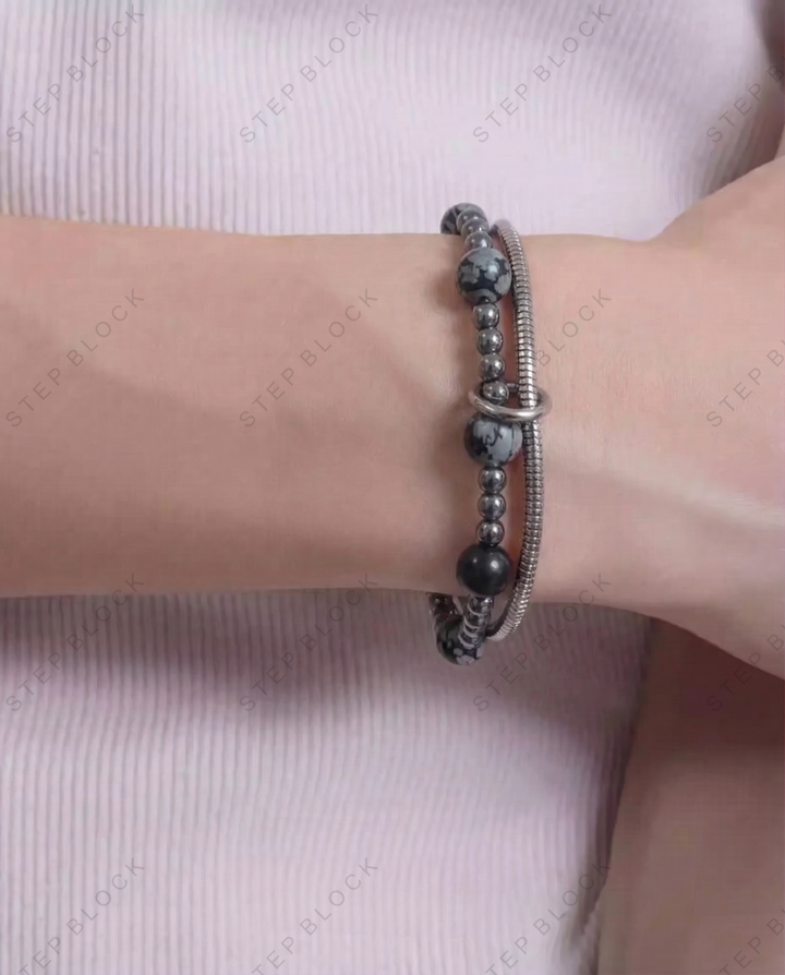 STEP BLOCK-Accessories Bracelet AC002