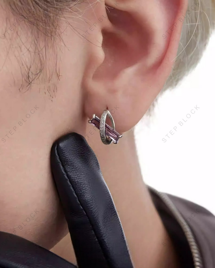 STEP BLOCK-Accessories Earrings AC005