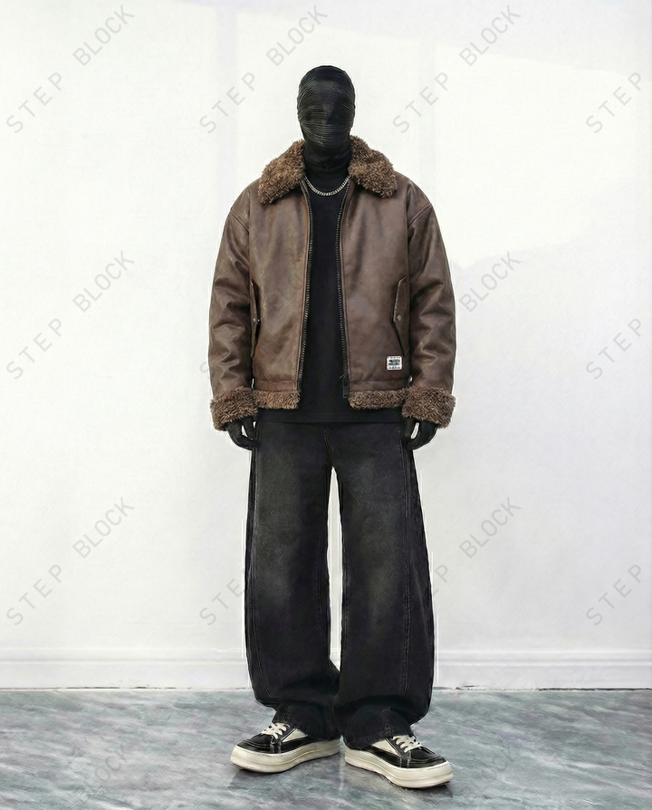 STEP BLOCK-JACKET ST040