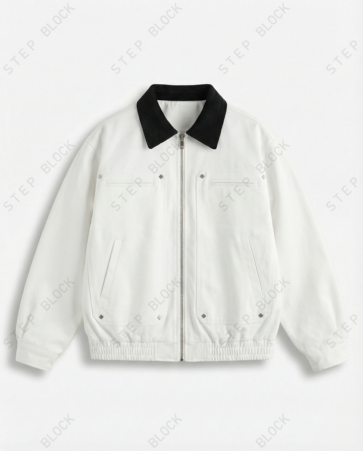 [DAZHONGMA] CLEANFIT OLD-MONEY COLLARED JACKET st5058  OK