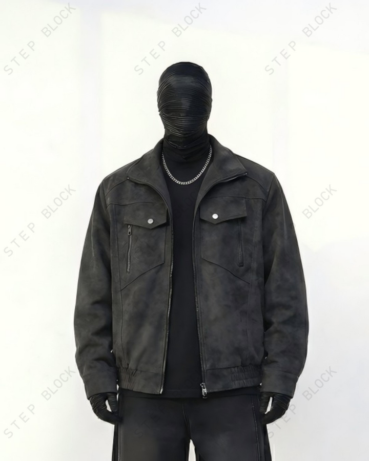 STEP BLOCK-JACKET ST048