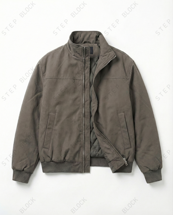 WEATHER-RESISTANT STAND-COLLAR COACH JACKET st5073  ok