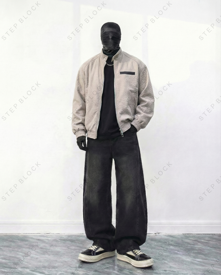 STEP BLOCK-JACKET ST012