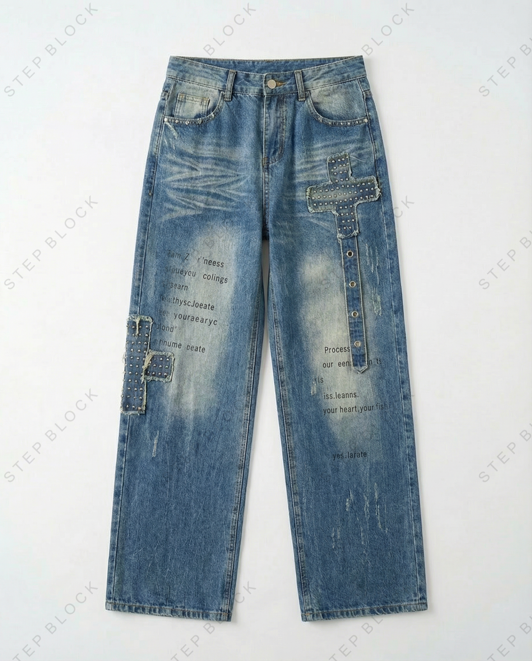 STEP BLOCK-Jeans MT049