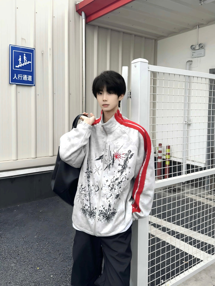 [BLACKBB] COLORBLOCK STREET JACKET st5041