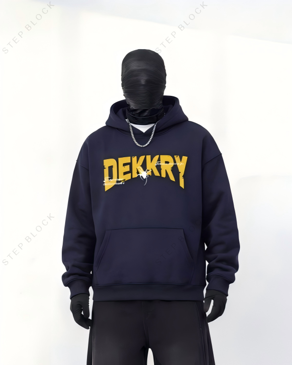 STEP BLOCK ST1016 Graphic Print Oversized Hoodie