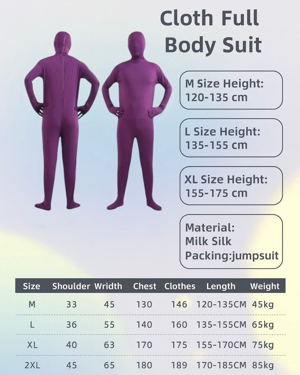 [STEP BLØCK] Cloth Full
Body Suit st001