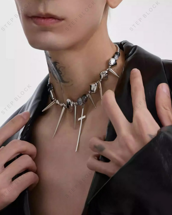 STEP BLOCK-Accessories Necklaces AC009