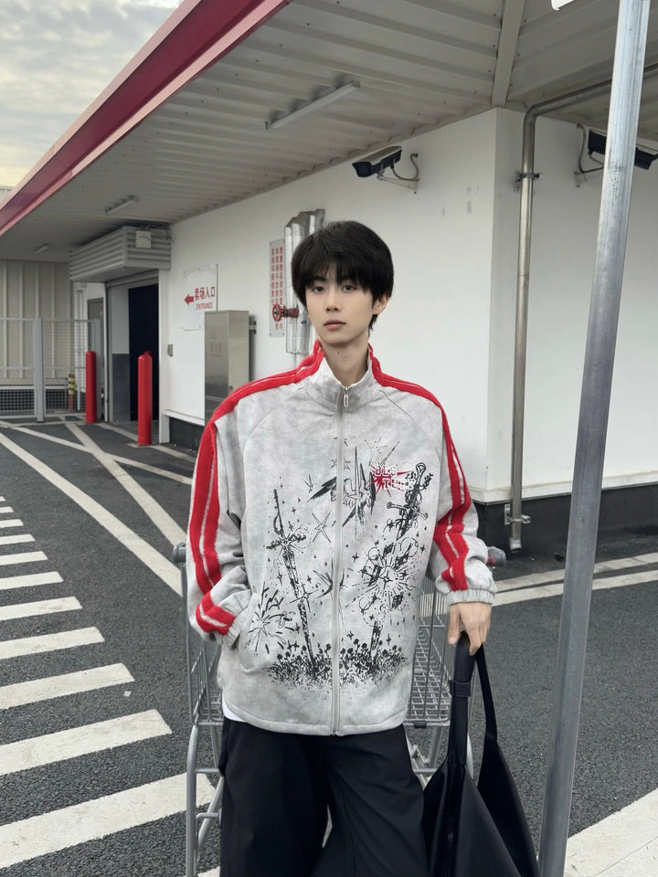 [BLACKBB] COLORBLOCK STREET JACKET st5041