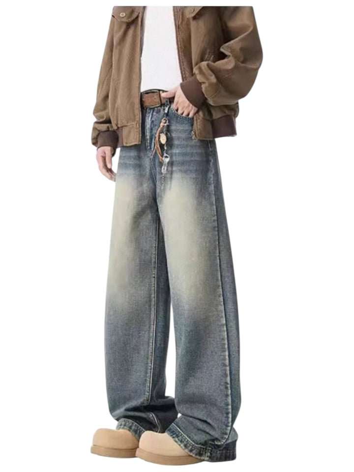 [GRACERUB] DIRTY FLARE-CUT JEANS st5042