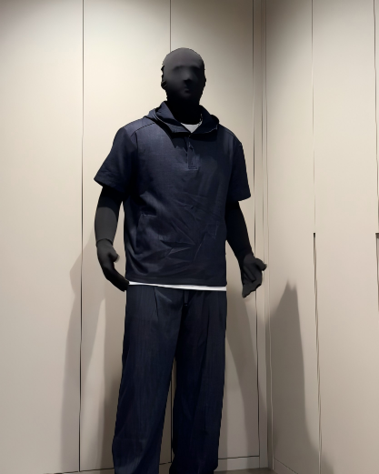 STEP BLOCK MT563 Short Sleeve Hooded Pullover Shirt