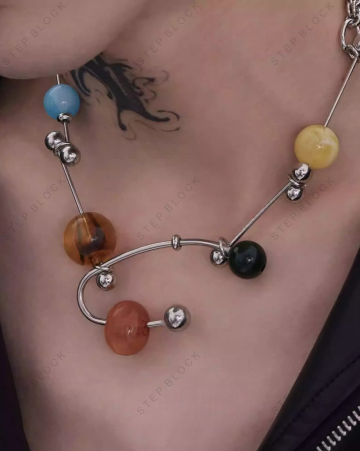 STEP BLOCK-Accessories Necklaces AC010