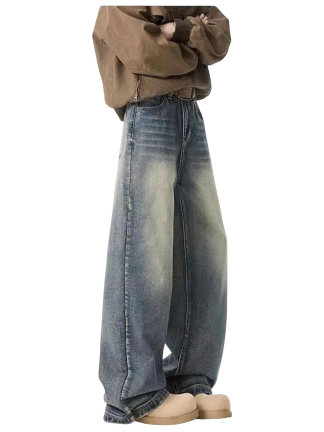 [GRACERUB] DIRTY FLARE-CUT JEANS st5042