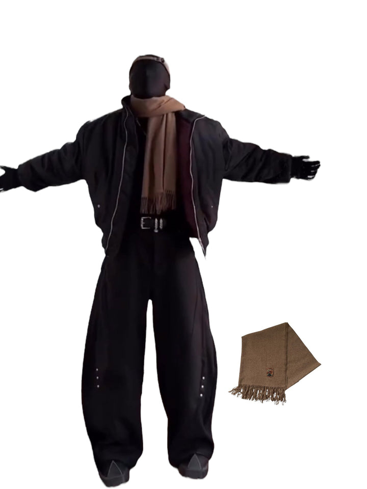 [Jiwuus] FAUX CASHMERE MUFFLER st2053