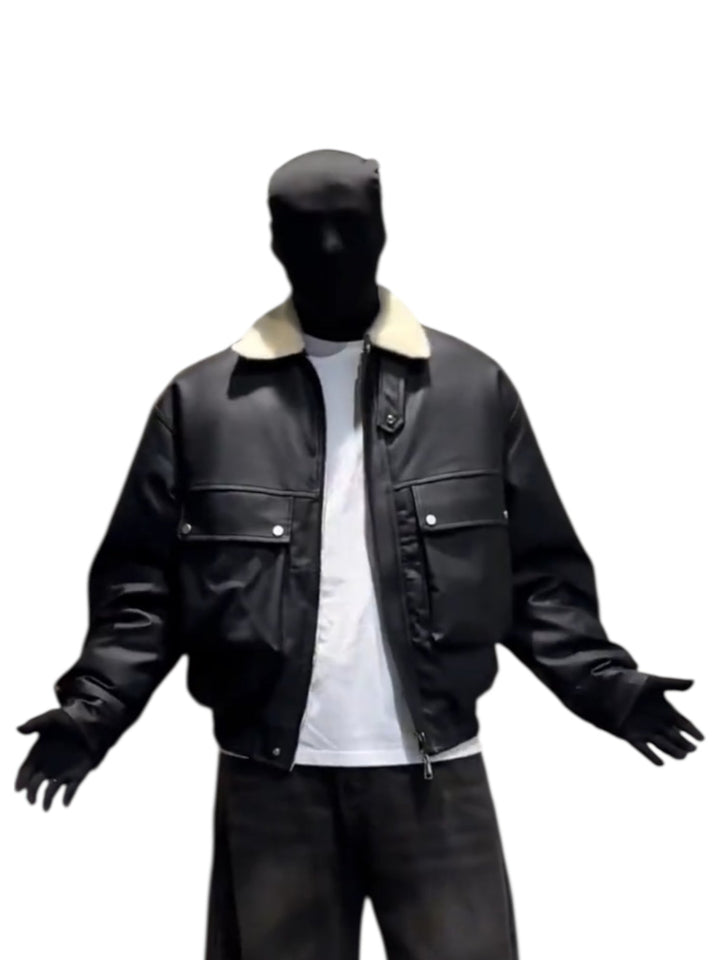 FUR-COLLAR CLEANFIT JACKET st5081