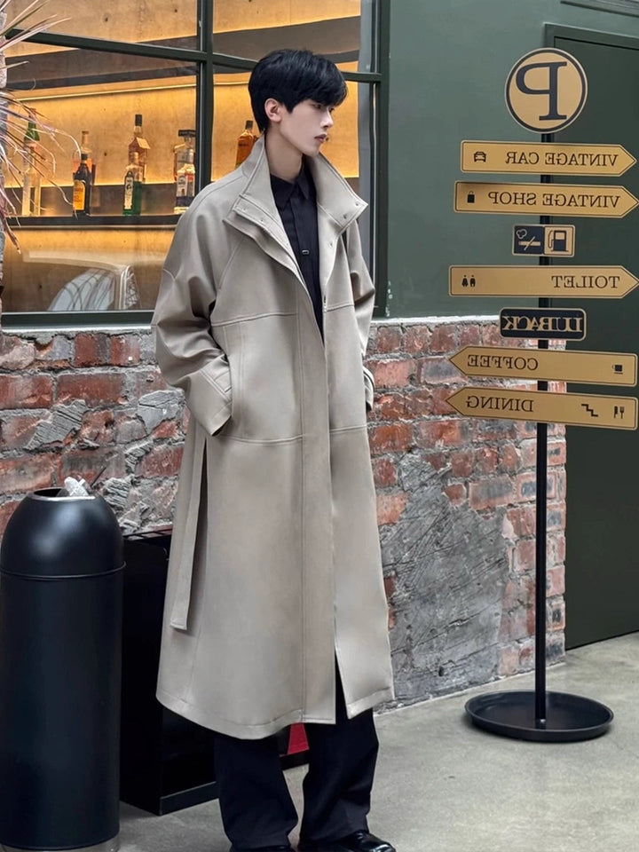 STAND-COLLAR TRENCH COAT st5088