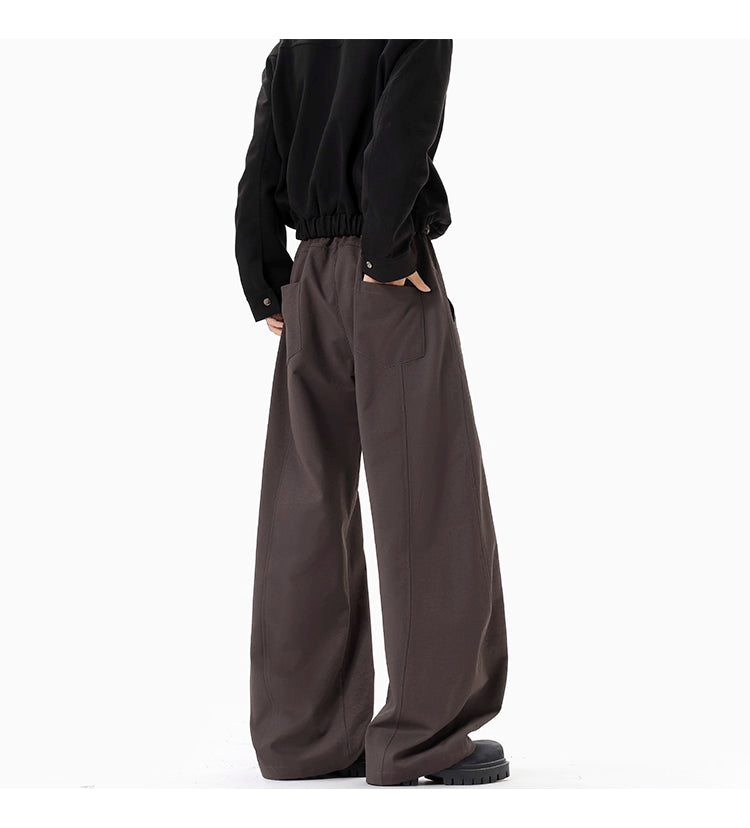 DRAPE SABER-CUT TROUSERS st5080
