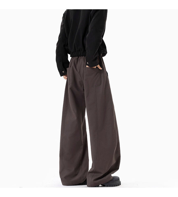 DRAPE SABER-CUT TROUSERS st5080