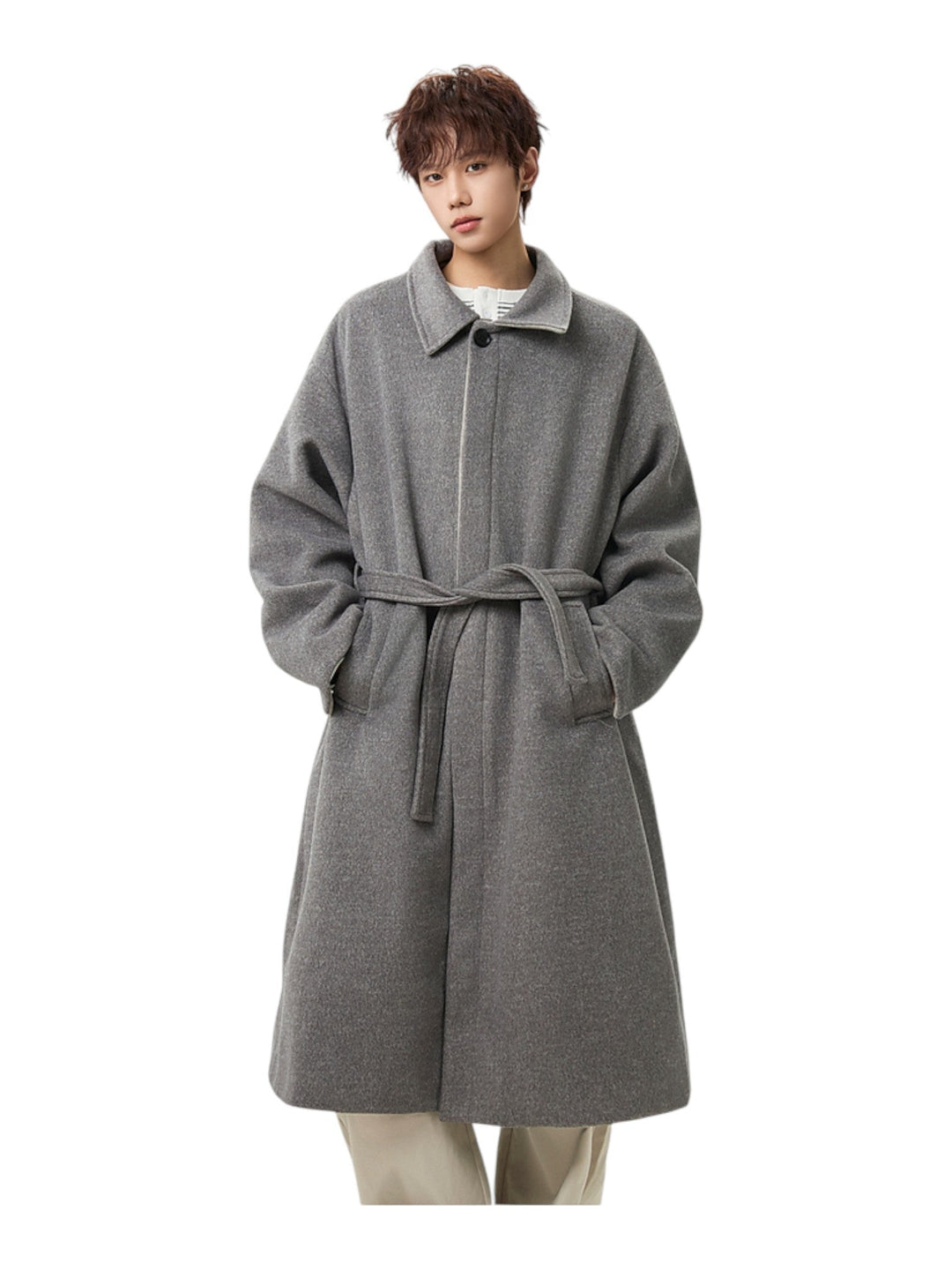 WOOL-BLEND MID-LENGTH COAT st5089