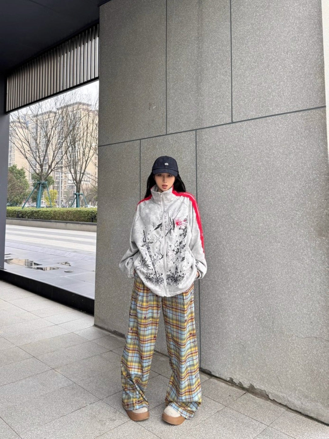 [BLACKBB] COLORBLOCK STREET JACKET st5041