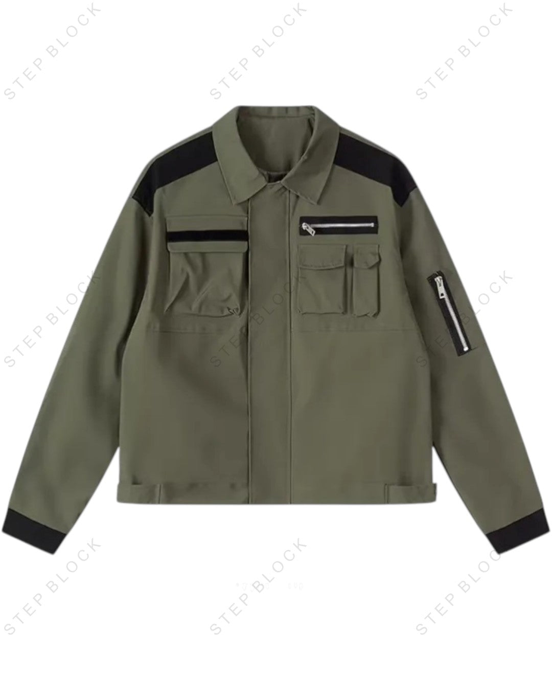 STEP BLOCK-JACKET ST004