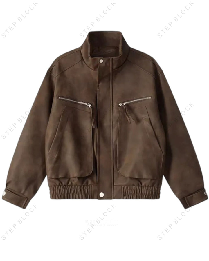 STEP BLOCK-JACKET ST013