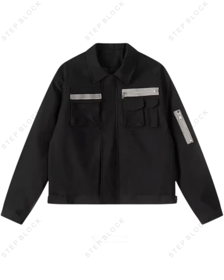 STEP BLOCK-JACKET ST004