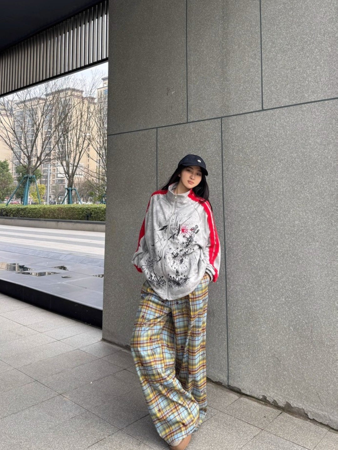 [BLACKBB] COLORBLOCK STREET JACKET st5041