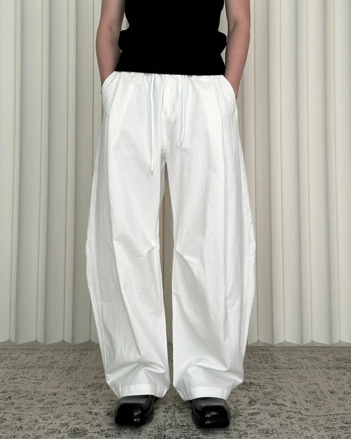 STEP BLOCK MT087 Baggy Balloon Cargo Pants - High-Street Utility Wear