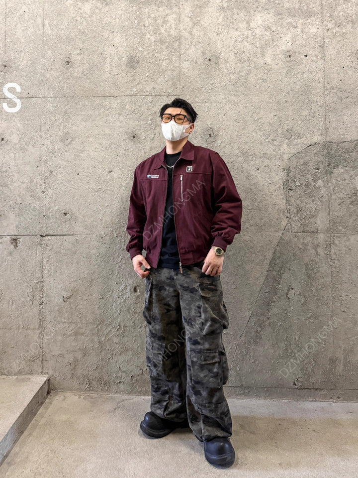 [DAZHONGMA] CAMO CARGO UTILITY TROUSERS st5048