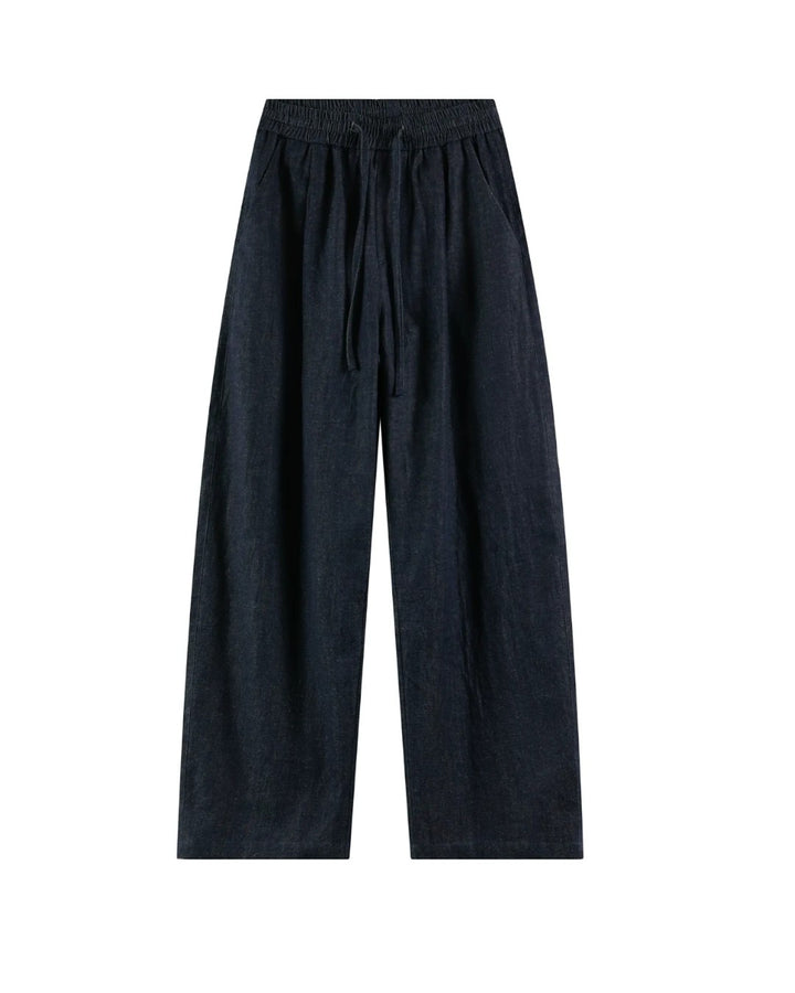 STEP BLOCK MT085 Wide-Leg Pleated Drape Pants - Streetwear Aesthetic