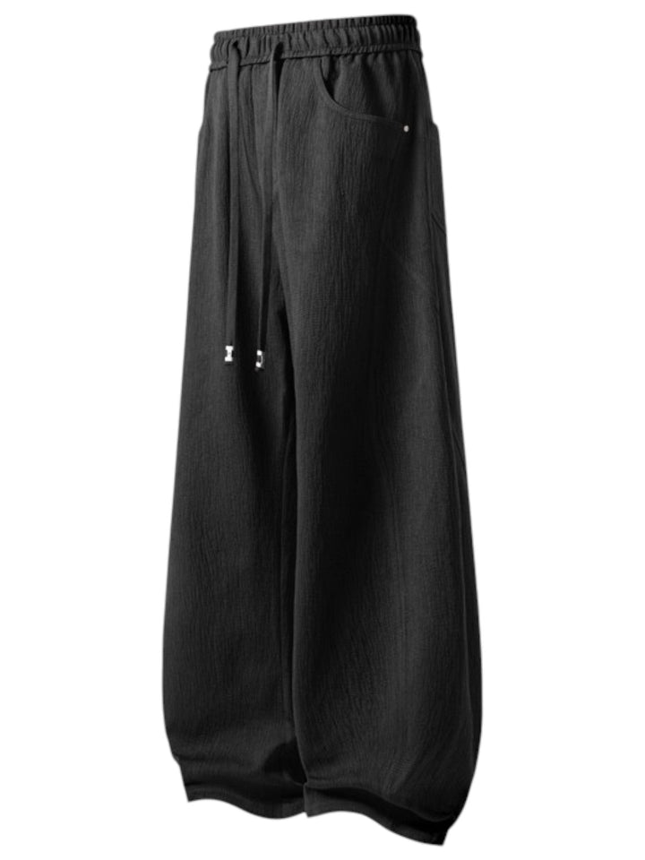 [DAZHONGMA] CURVED-CUT WRINKLE TROUSERS st5044