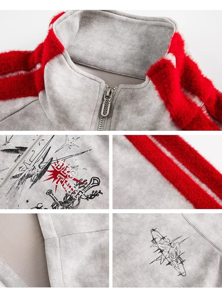 [BLACKBB] COLORBLOCK STREET JACKET st5041