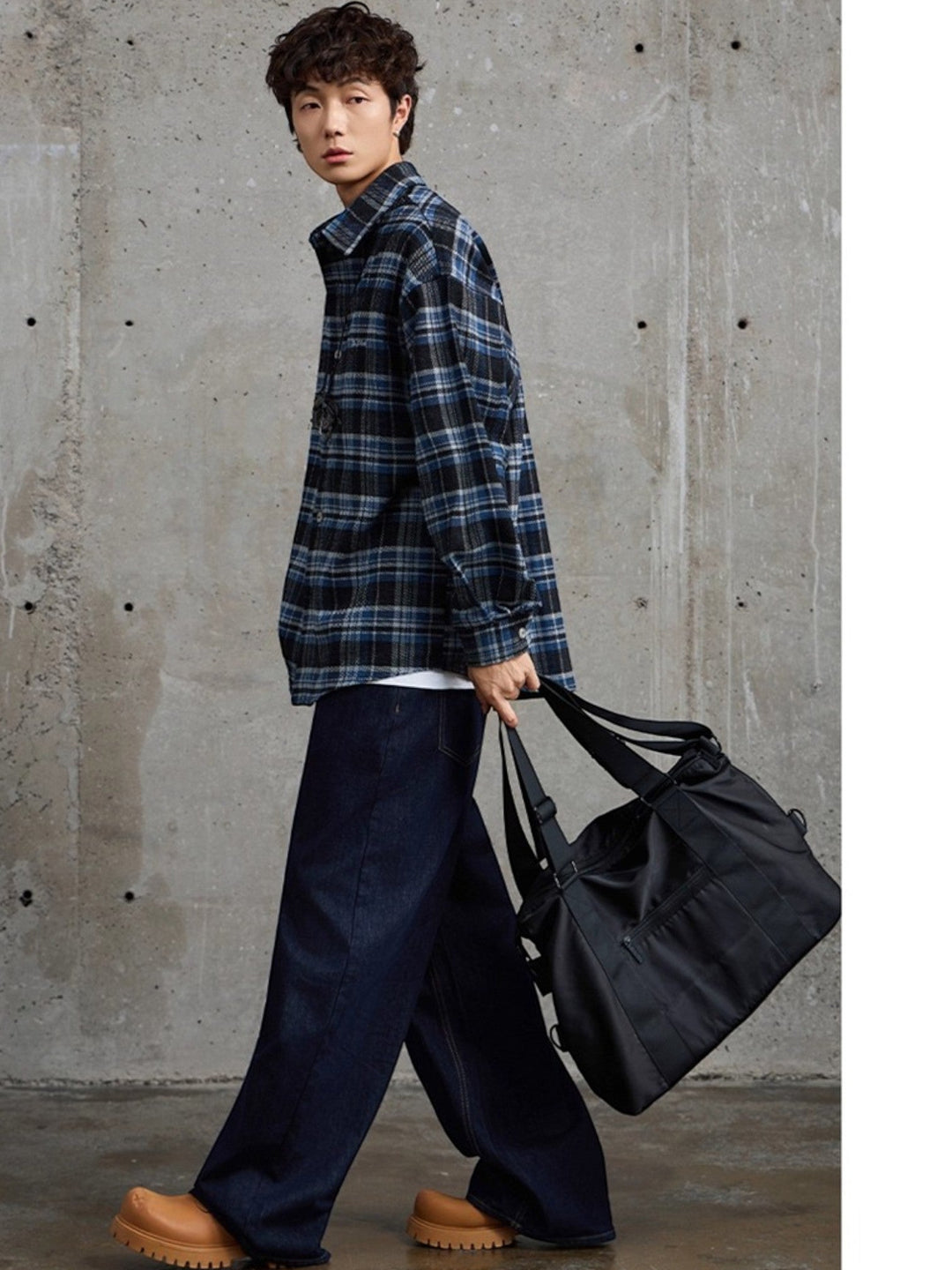 EMBROIDERED PLAID shirt st5069