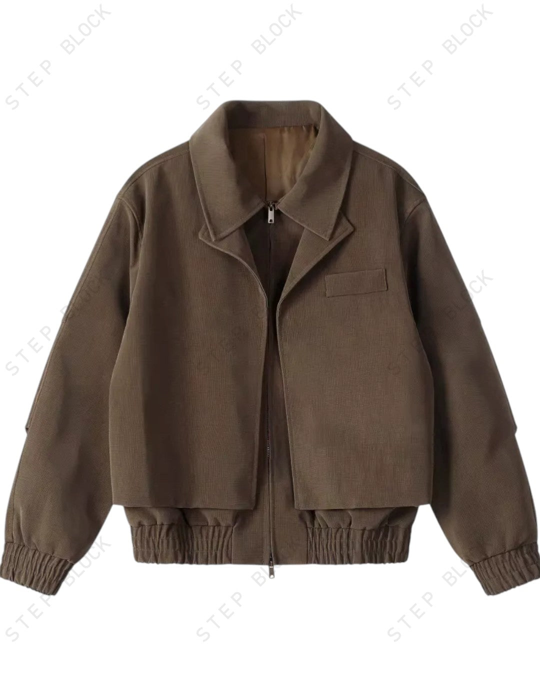 TEXTURED PANELLED PADDED JACKET st5034  OK