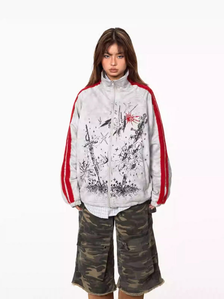 [BLACKBB] COLORBLOCK STREET JACKET st5041