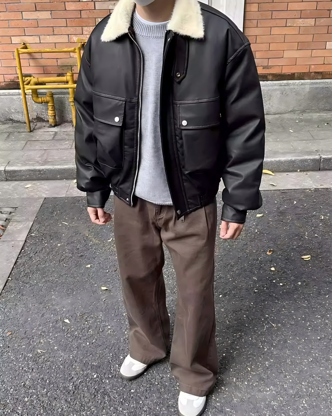 STEP BLOCK-JACKET ST062