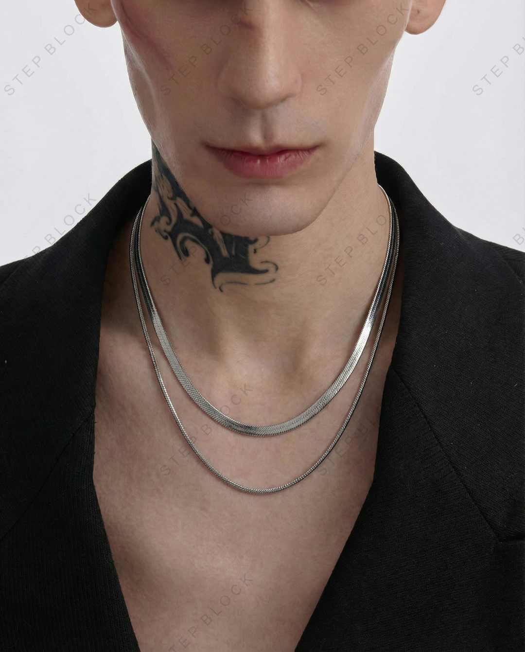 STEP BLOCK-Accessories Necklaces AC007