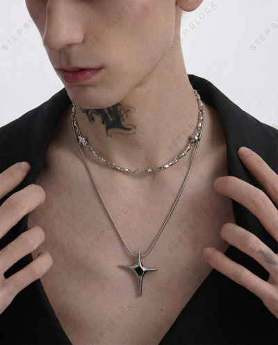 STEP BLOCK-Accessories Necklaces AC008