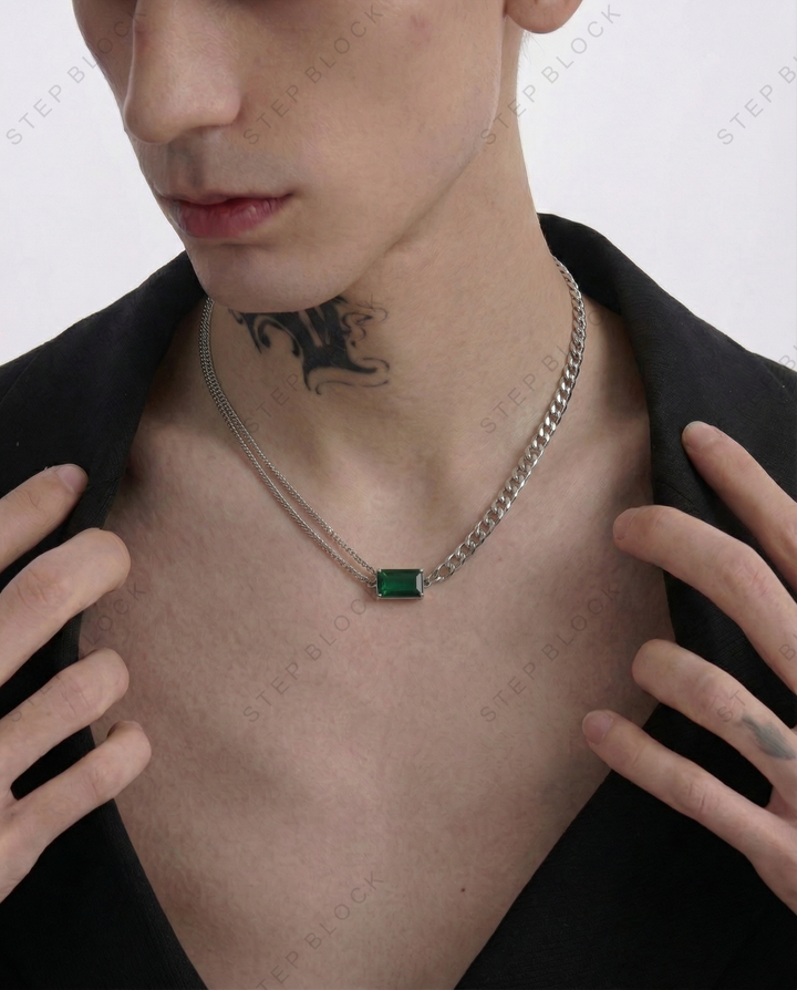 STEP BLOCK-Accessories Necklaces AC008